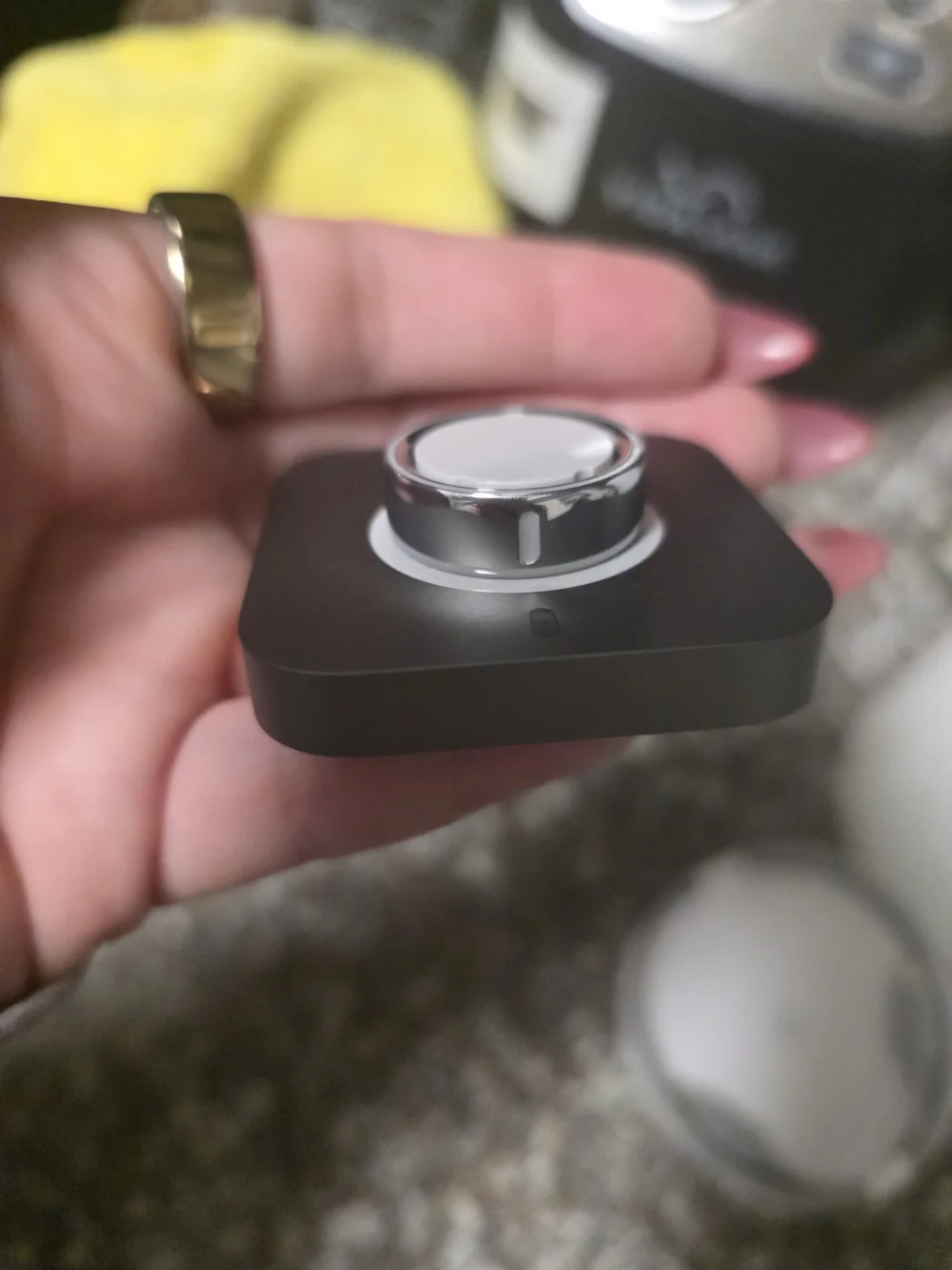 Oura Ring Gray With Charging Dock And Cable